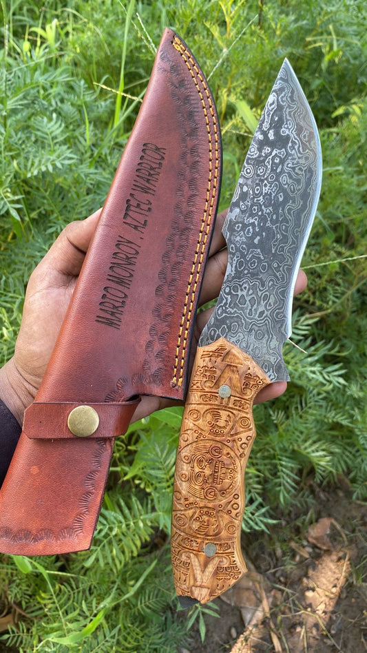 12" inches Beautiful Custom Handmade D2 steel hunting knife❤