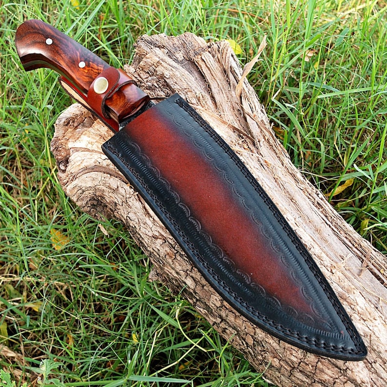 15" inches Beautiful Custom Handmade High Carbon 1095 steel Kukari knife❤