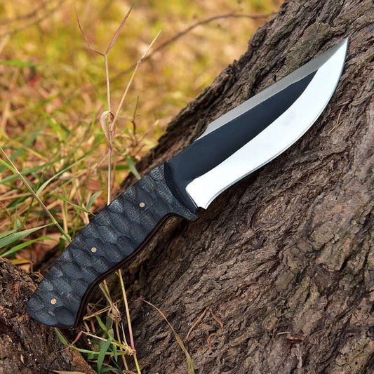 9” inches Beautiful Custom Handmade High Carbon 
steel Skinning knife