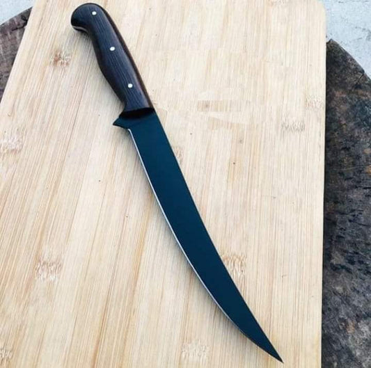 13" inches Beautiful Custom Handmade High Carbon Steel Fishing Fillet knife