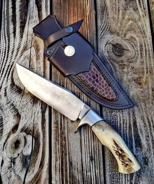 13'' inches Beautiful Custom Handmade 1095 Steel Hunting Knife 🔪